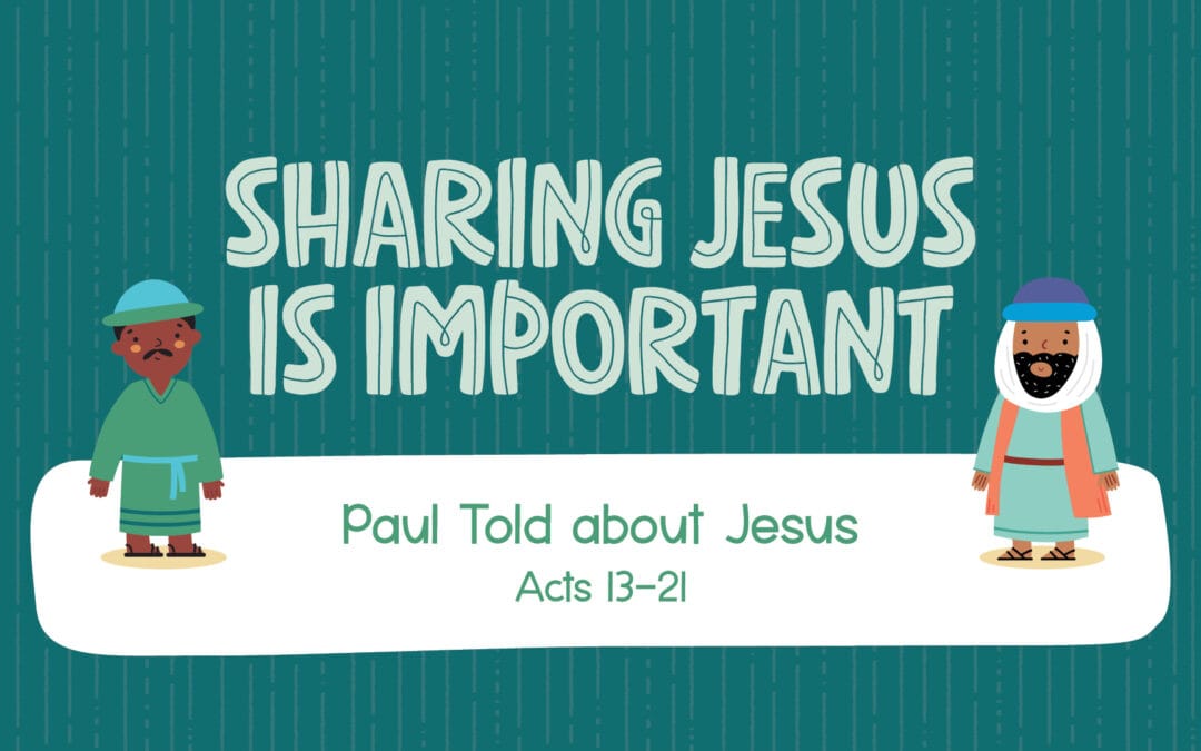 Sharing Jesus is important