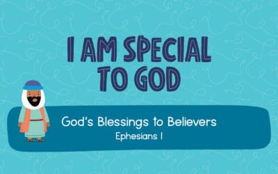 I am special to God.
