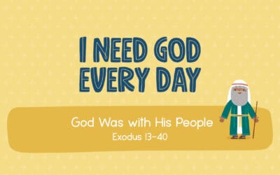 I need God every day.