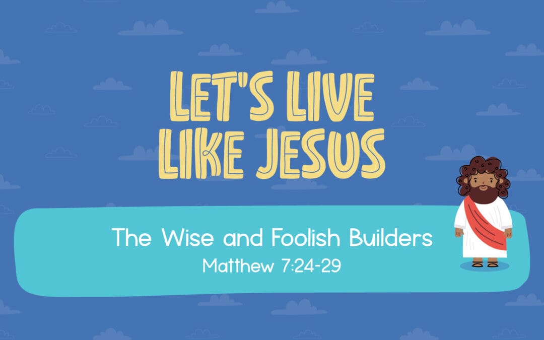 Let’s live like Jesus.
