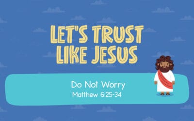 Let’s trust like Jesus.