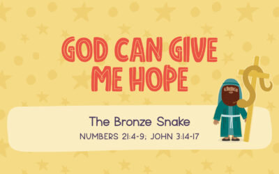 God can give me hope.